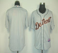 Custom Fan-Made Grey Detroit Tigers Baseball Jersey Detroit Tigers Grey Baseball Jersey