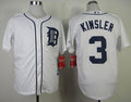 Custom Fan-Made Ian Kinsler Detroit Tigers #3 White Baseball Jersey