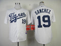 Custom Fan-Made Anibal Sanchez Los Tigres" Detroit Tigers #19 White Baseball Jersey