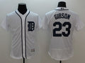 Custom Fan-Made Kirk Gibson Detroit Tigers #23 White Baseball Jersey