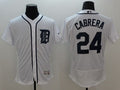 Custom Fan-Made Miguel Cabrera Detroit Tigers #24 White Baseball Jersey