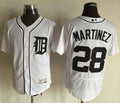 Custom Fan-Made Martinez Detroit Tigers #28 White Baseball Jersey