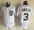 Custom Fan-Made Ian Kinsler Detroit Tigers #3 White Baseball Jersey