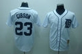 Custom Fan-Made Kirk Gibson Detroit Tigers #23 White Throwback Baseball Jersey