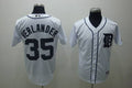 Custom Fan-Made Justin Verlander Detroit Tigers #35 White Baseball Jersey