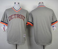Custom Fan-Made Grey 1984 Detroit Tigers Baseball Jersey Detroit Tigers Grey 1984 Throwback Turn Back Clock Edition Baseball Jersey