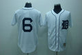 Custom Fan-Made Al Kaline Detroit Tigers #6 White Throwback Baseball Jersey