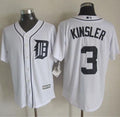 Custom Fan-Made Ian Kinsler Detroit Tigers #3 White Baseball Jersey