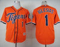 Custom Fan-Made Jose Iglesias Detroit Tigers #1 Orange Baseball Jersey