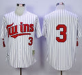Custom Fan-Made Harmon Killebrew Minnesota Twins #3 White 1991 Throwback Baseball Jersey
