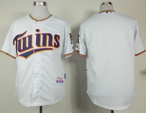 Custom Fan-Made White Minnesota Twins Baseball Jersey Minnesota Twins White Baseball Jersey
