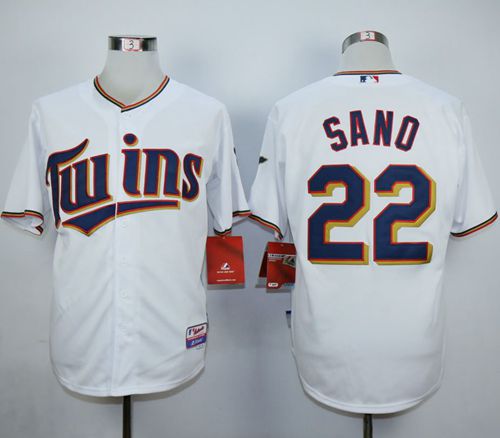 Custom Fan-Made Miguel Sano Minnesota Twins #22 White Baseball Jersey