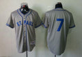 Custom Fan-Made Twins Joe Mauer St. Paul New Orleans Saints #7 Grey 1948 Baseball Jersey