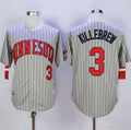 Custom Fan-Made Harmon Killebrew Minnesota Twins #3 Grey 1987 Throwback Baseball Jersey