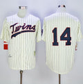 Custom Fan-Made Kent Hrbek Minnesota Twins #14 1969 Throwback Baseball Jersey