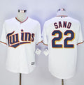 Custom Fan-Made Miguel Sano Minnesota Twins #22 White Baseball Jersey