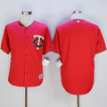 Custom Fan-Made Red Minnesota Twins Baseball Jersey Minnesota Twins Red Baseball Jersey