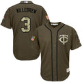 Custom Fan-Made Harmon Killebrew Minnesota Twins #3 Green Service Edition Baseball Jersey