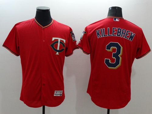Custom Fan-Made Harmon Killebrew Minnesota Twins #3 Red Baseball Jersey