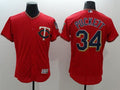 Custom Fan-Made Kirby Puckett Minnesota Twins #34 Red Baseball Jersey