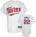 Custom Fan-Made Carlos Gomez Minnesota Twins #22 White Baseball Jersey