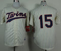 Custom Fan-Made Glen Perkins Minnesota Twins #15 Baseball Jersey