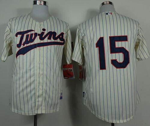 Custom Fan-Made Glen Perkins Minnesota Twins #15 Baseball Jersey