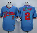 Custom Fan-Made Brian Dozier Minnesota Twins #2 Blue 1984 Throwback Turn Back Clock Edition Baseball Jersey