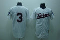 Custom Fan-Made Harmon Killebrew Blue Minnesota Twins #3 Blue Throwback Baseball Jersey