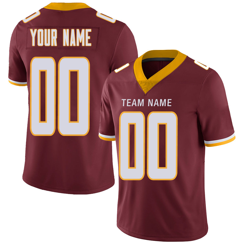 Custom red football jersey | GameDay Jerseys