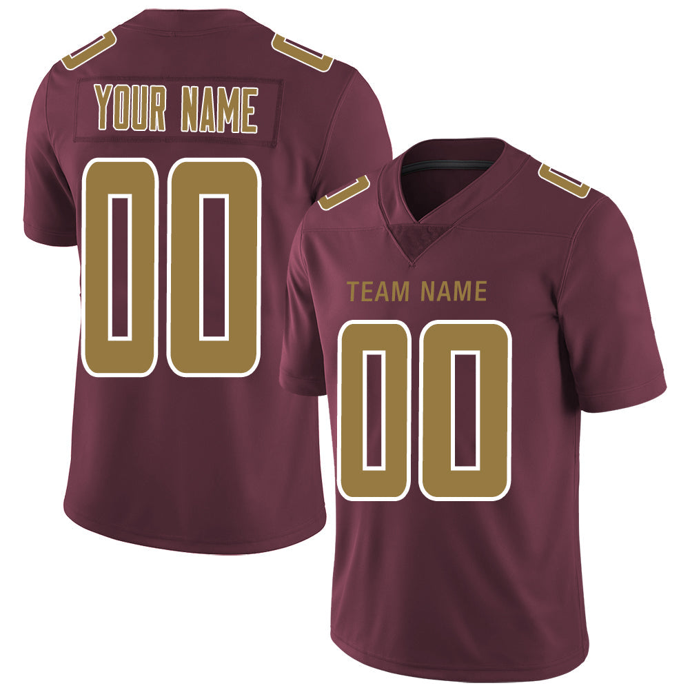Custom red football jersey | GameDay Jerseys