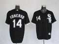 Custom Fan-Made Paul Konerko Chicago White Sox #14 Black Baseball Jersey