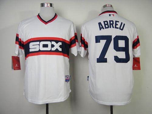 Custom Fan-Made Jose Abreu Chicago White Sox #79 White Baseball Jersey