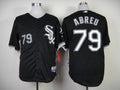 Custom Fan-Made Jose Abreu Chicago White Sox #79 Black Baseball Jersey