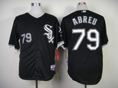 Custom Fan-Made Jose Abreu Chicago White Sox #79 Black Baseball Jersey
