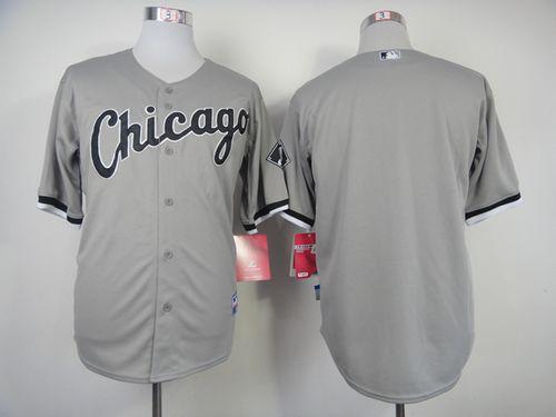 Custom Fan-Made Grey Chicago White Sox Baseball Jersey Chicago White Sox Grey Baseball Jersey