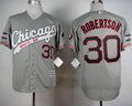 Custom Fan-Made David Robertson Chicago White Sox #30 Grey Baseball Jersey