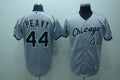 Custom Fan-Made Jake Peavy Chicago White Sox #44 Grey Baseball Jersey