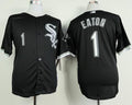 Custom Fan-Made Adam Eaton Chicago White Sox #1 Black Baseball Jersey