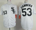 Custom Fan-Made Melky Cabrera Chicago White Sox #53 Black Baseball Jersey
