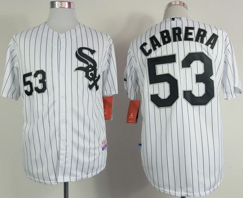 Custom Fan-Made Melky Cabrera Chicago White Sox #53 Black Baseball Jersey