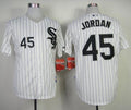 Custom Fan-Made Michael Jordan Chicago White Sox #45 Black Baseball Jersey