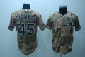 Custom Fan-Made Bobby Jenks Camouflage Chicago White Sox #45 White Baseball Jersey