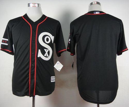Custom Fan-Made Black Chicago White Sox Baseball Jersey Chicago White Sox Black Baseball Jersey