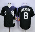 Custom Fan-Made Bo Jackson Chicago White Sox #8 Black Throwback Baseball Jersey
