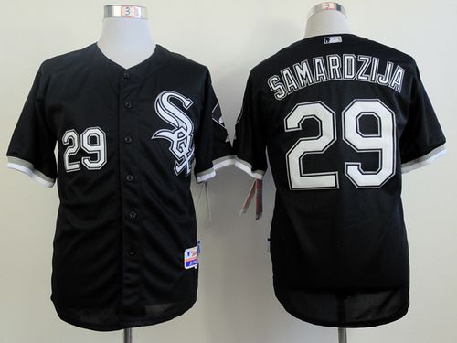 Custom Fan-Made Jeff Samardzija Chicago White Sox #29 Black Baseball Jersey