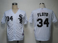 Custom Fan-Made Gavin Floyd Chicago White Sox #34 Black Baseball Jersey