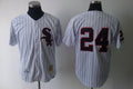 Custom Fan-Made Early Wynn Chicago White Sox #24 White Throwback Baseball Jersey