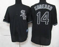 Custom Fan-Made Paul Konerko Chicago White Sox #14 Black Baseball Jersey