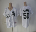 Custom Fan-Made John Danks Chicago White Sox #50 Black Baseball Jersey